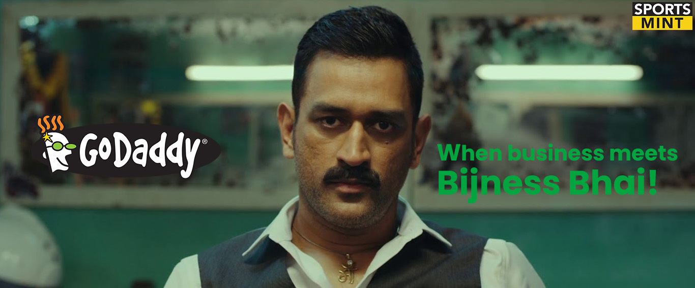 GoDaddy launches a new campaign with MS Dhoni