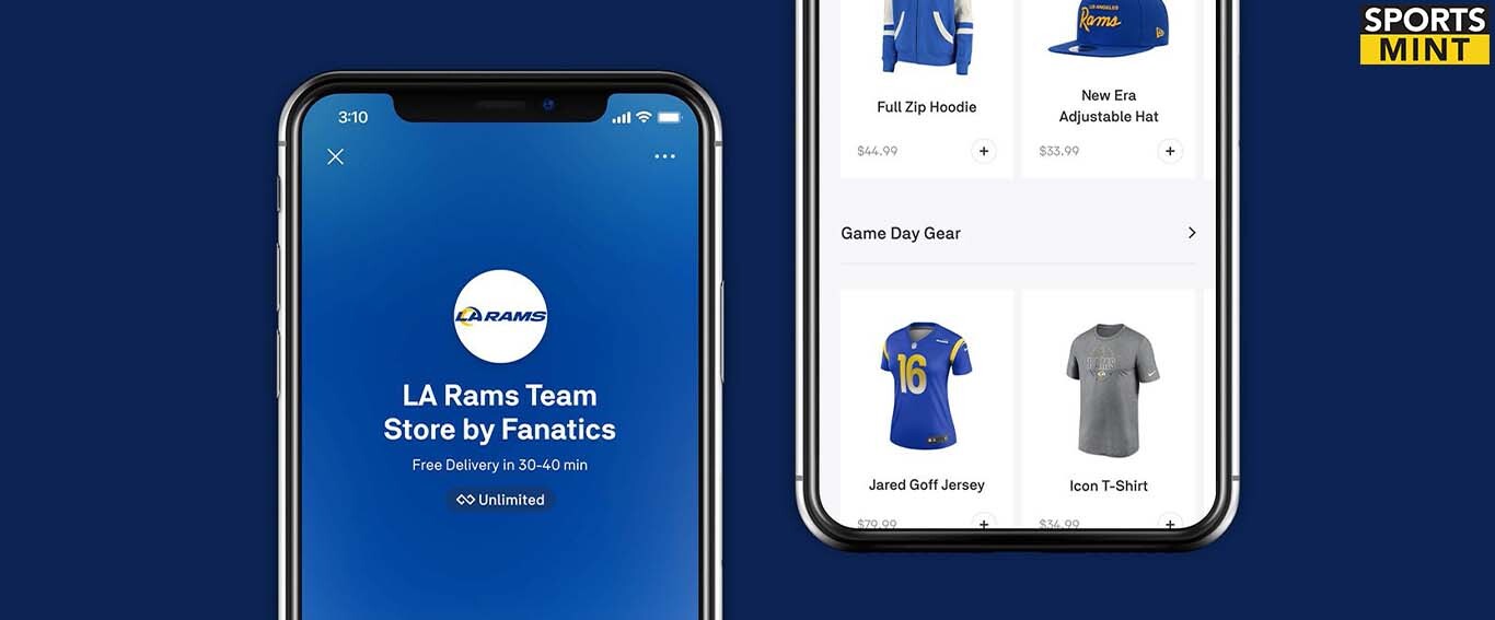LA Rams join hands with Fanatics and Postmates