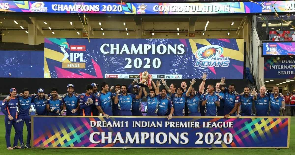 Mumbai Indians records the highest brand value in IPL 2020