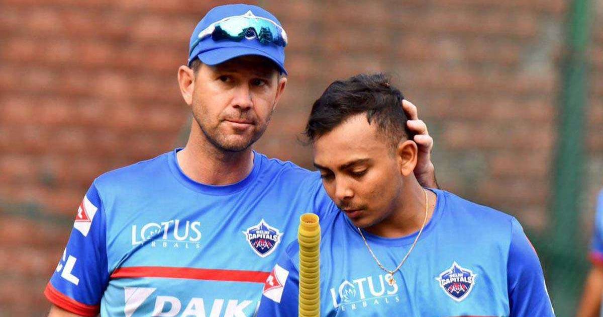 IPL 2021: Ricky Ponting raves about incredible Prithvi Shaw