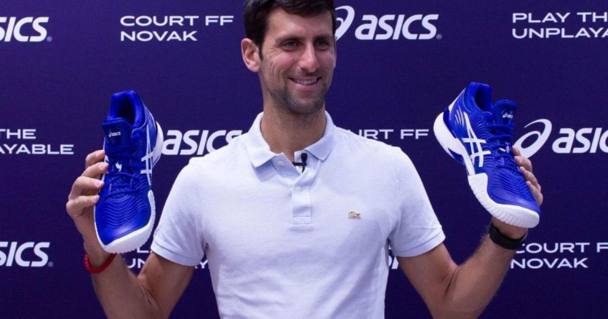 Novak Djokovic extends sponsorship deal with Asics