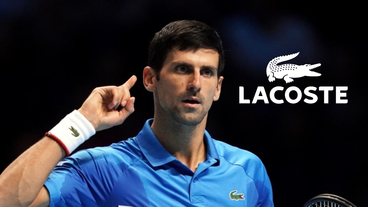 Novak Djokovic signs Lacoste extension until 2025