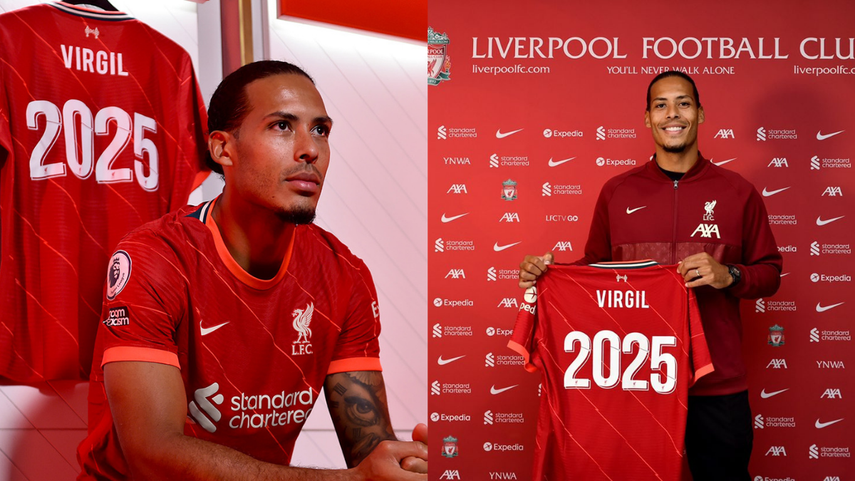 Virgil van Dijk renews his contract with Liverpool