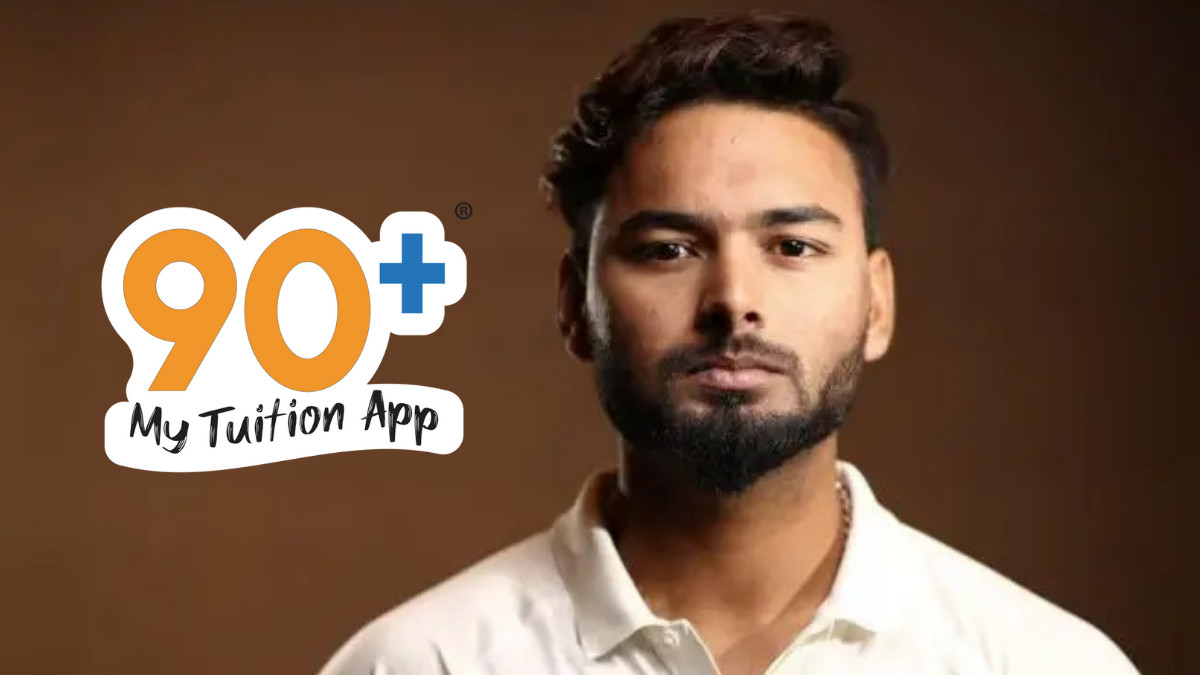 90+ My Tuition App sign Rishabh Pant as its brand ambassador