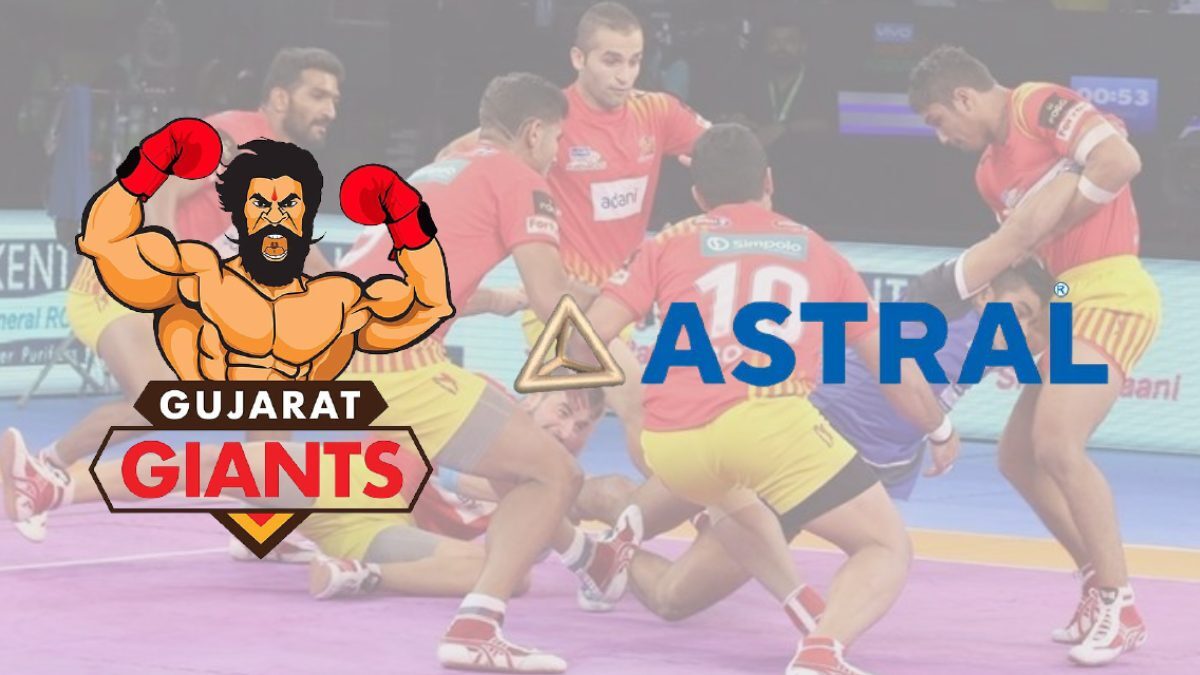 Astral Limited announces a tie up with Gujarat Giants