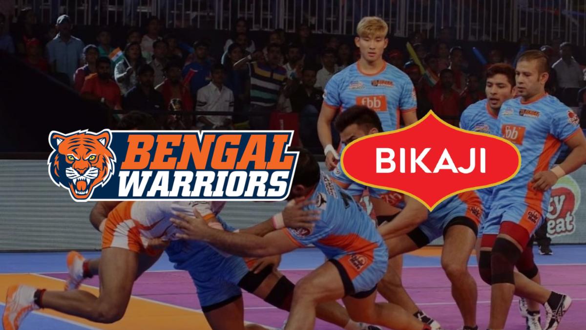 Bengal Bengal Warriors announce Bikaji as snacking partnerannounce Bikaji as snacking partner