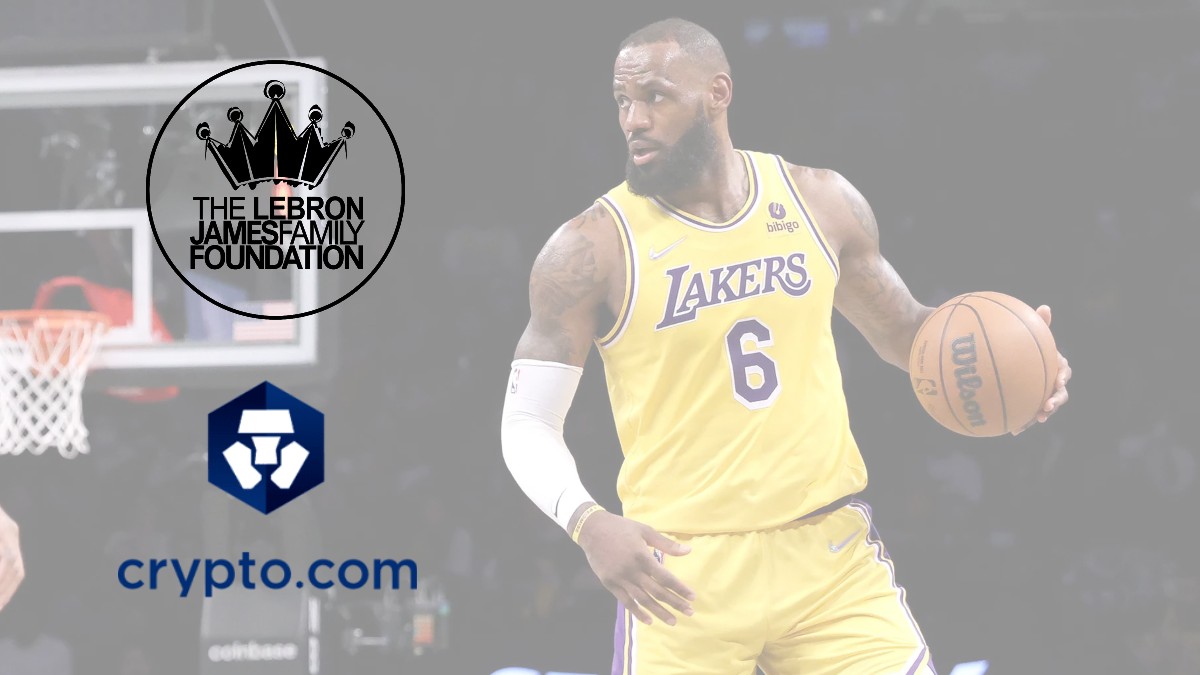 LeBron James and the LeBron James Family Foundation team up with Crypto.com