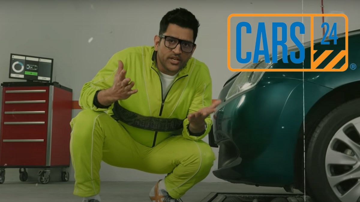 MS Dhoni features in Cars24's unique ad campaign