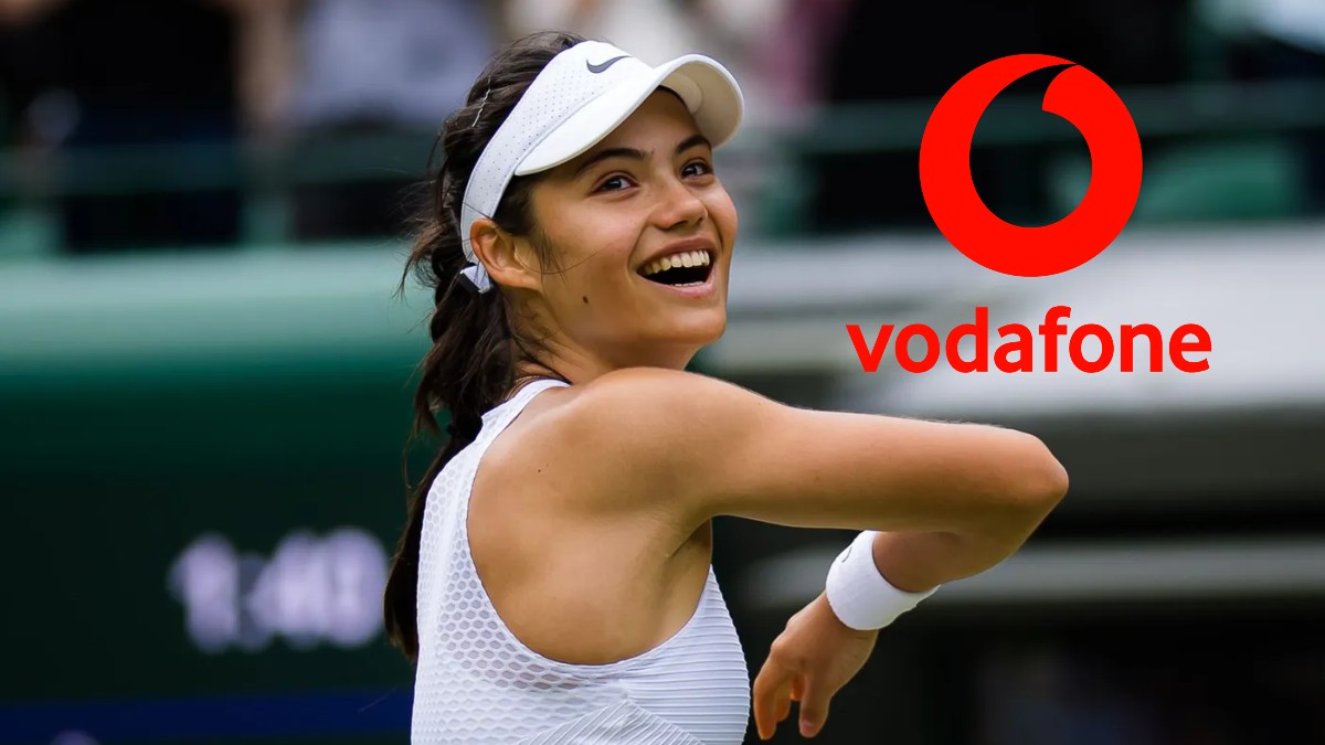 Emma Raducanu becomes the face of Vodafone's 'Play your Way to Wimbledon'