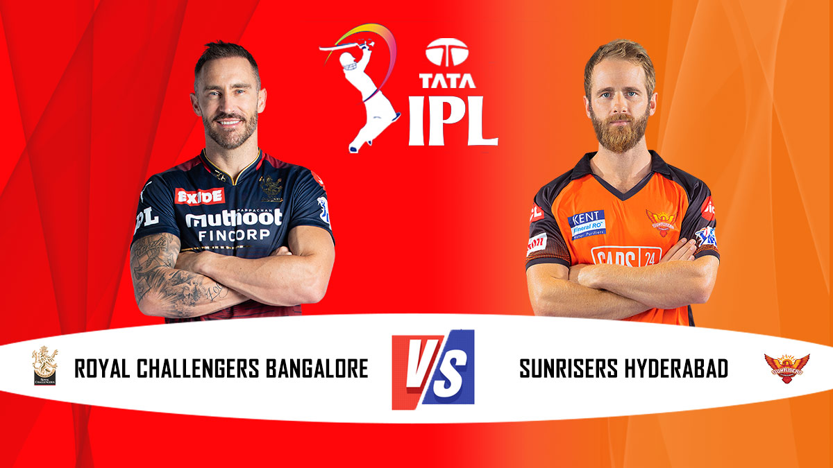 IPL 2022 RCB vs SRH: Match preview, head-to-head and sponsors