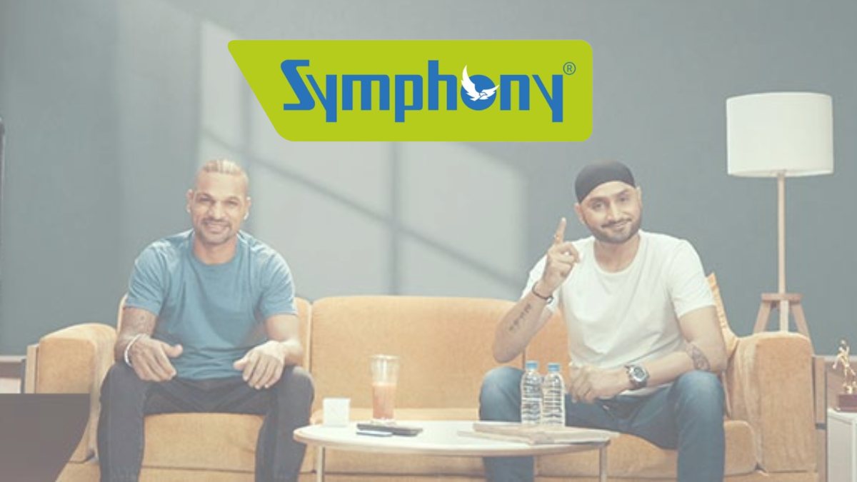 Symphony teams up with Harbhajan Singh and Shikhar Dhawan