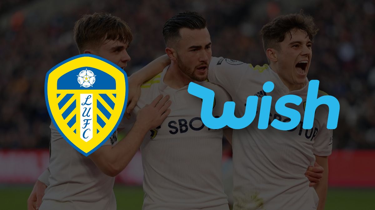 Leeds United appoint Wish as official sleeve partner