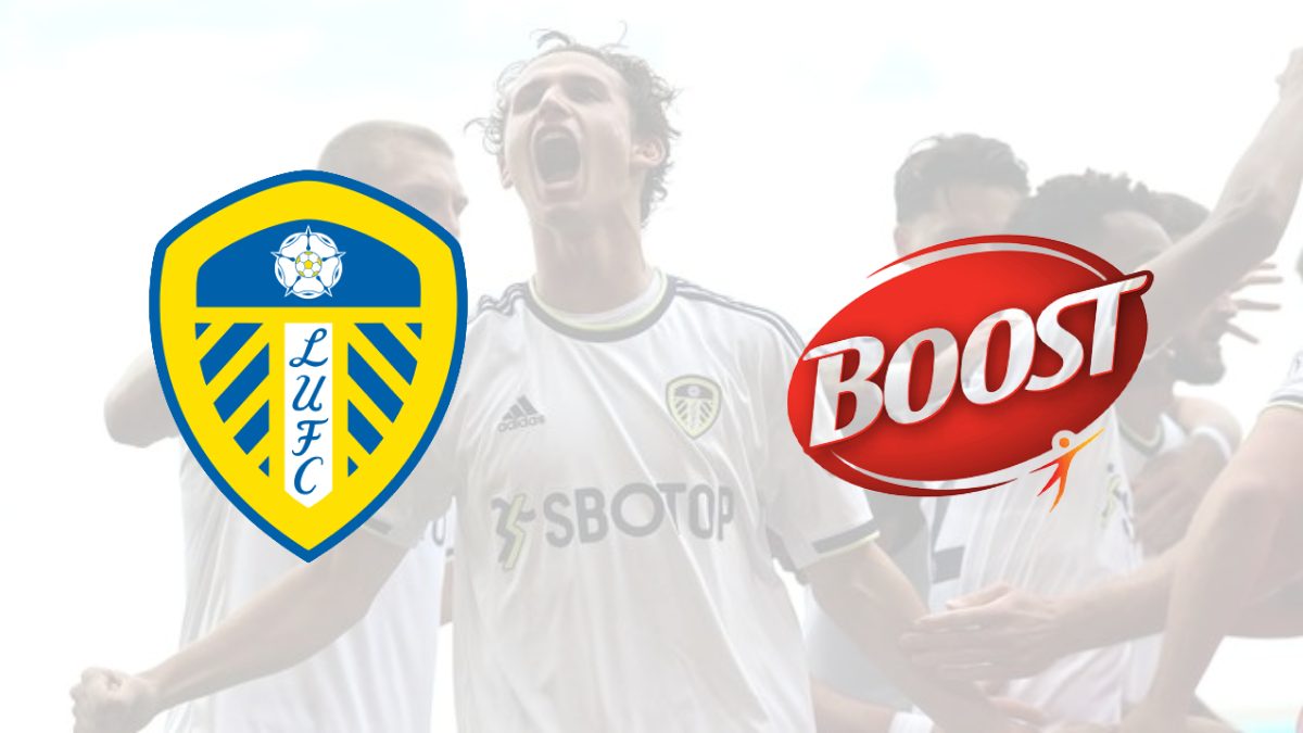 Leeds United extend Boost Drinks partnership for third consecutive year