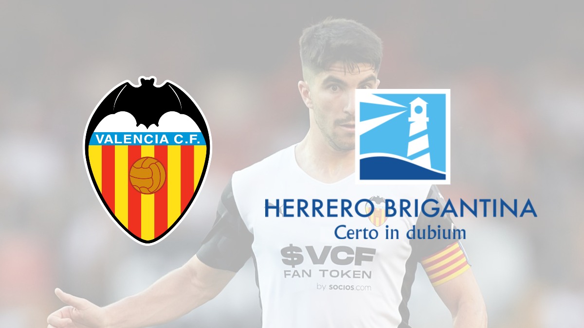 Valencia CF appoint Herrero Brigantina as back of shirt sponsor and premium plus partner