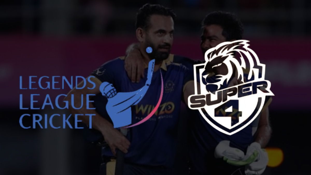 Legends League Cricket announces Super4 as principal sponsor of India Maharajas for special match