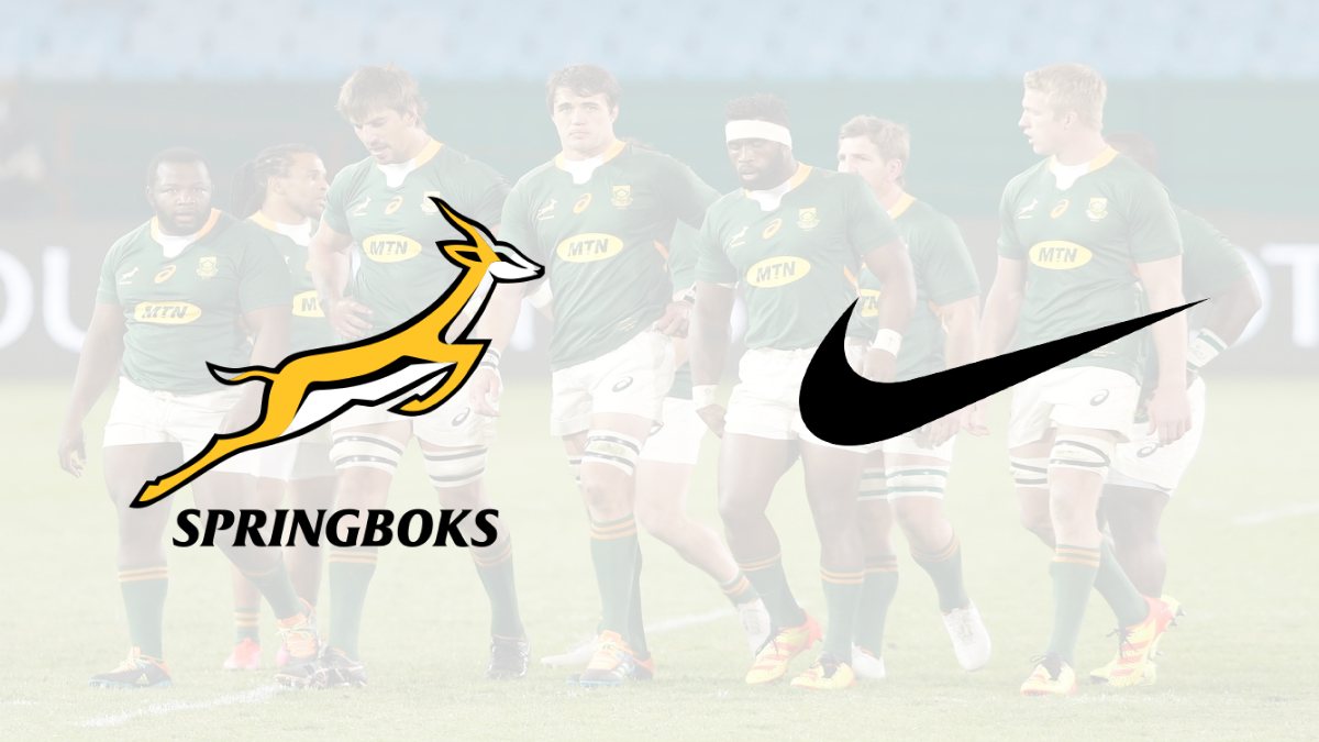 South Africa Rugby Union land association with Nike