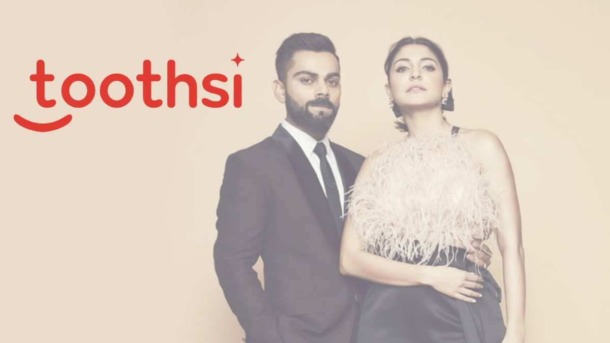 toothsi names Virat Kohli and Anushka Sharma as brand ambassadors