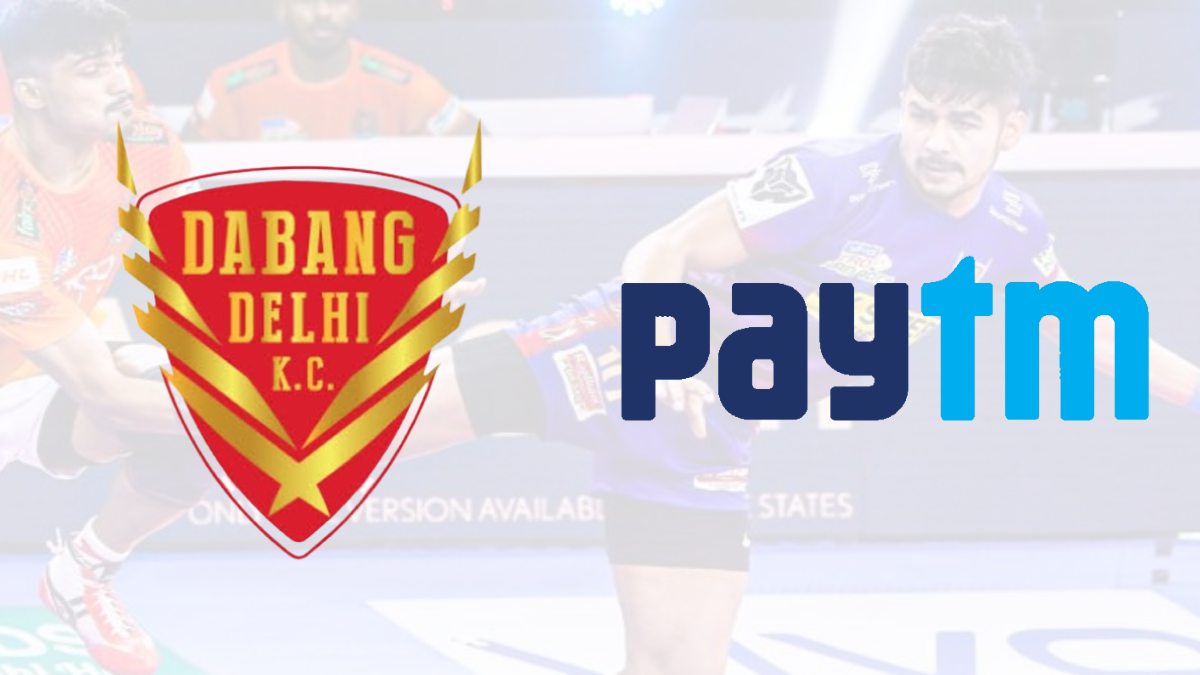 Dabang Delhi land sponsorship deal with Paytm