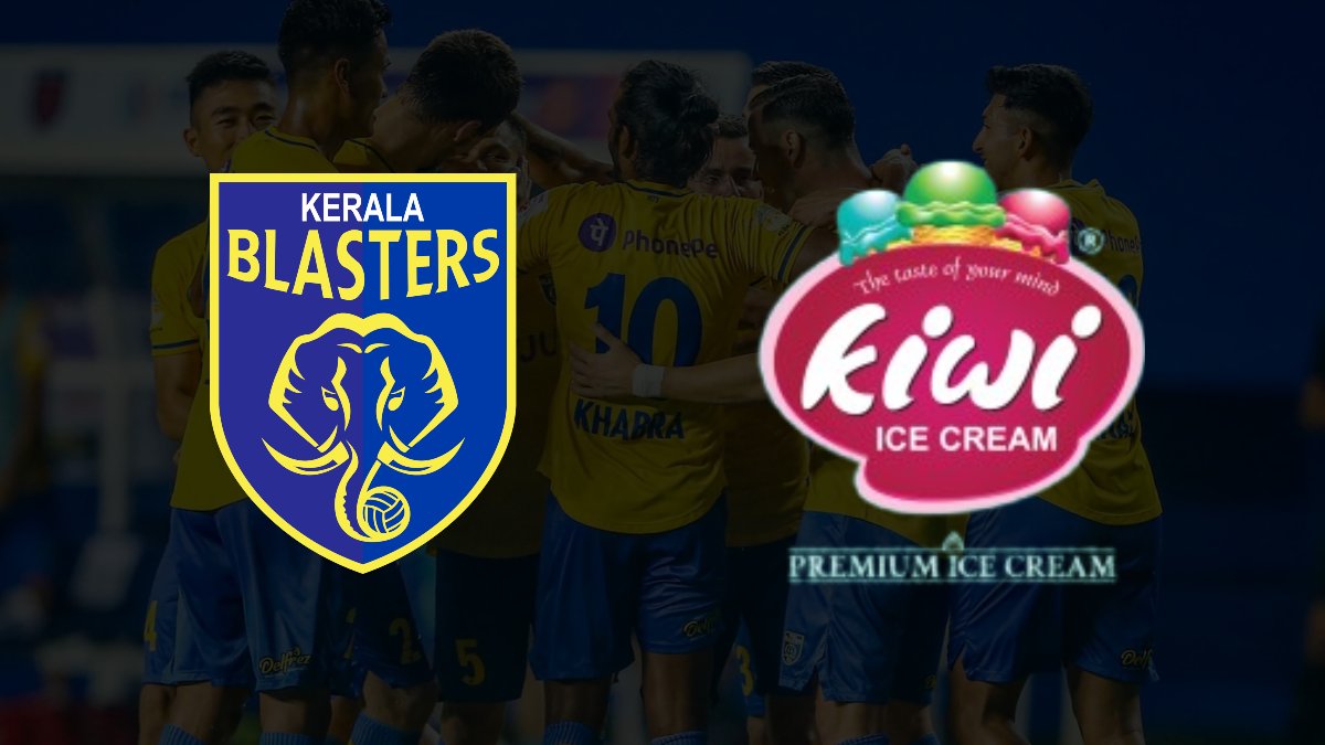 Kerala Blasters have penned down a deal with Kiwi Premium Ice Creams