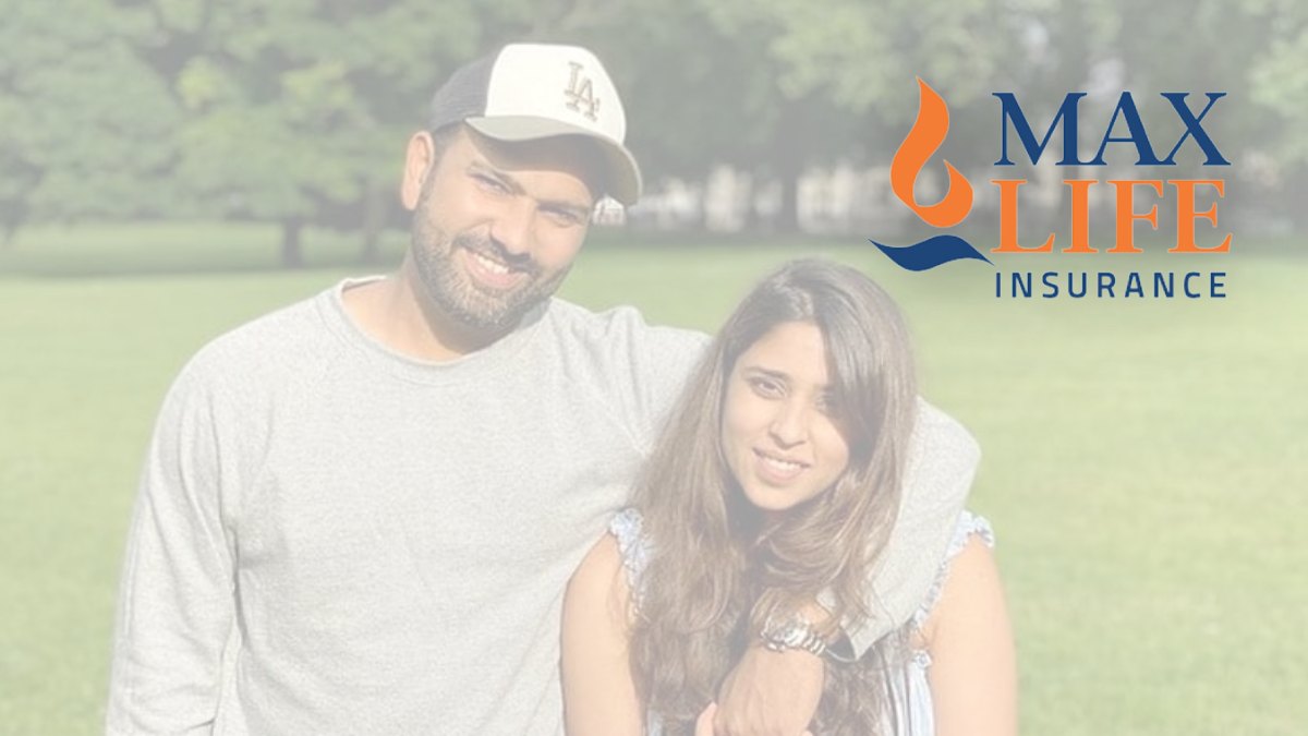 Max Life Insurance Company unveils new ad campaign featuring Rohit Sharma and Ritika Sajdeh