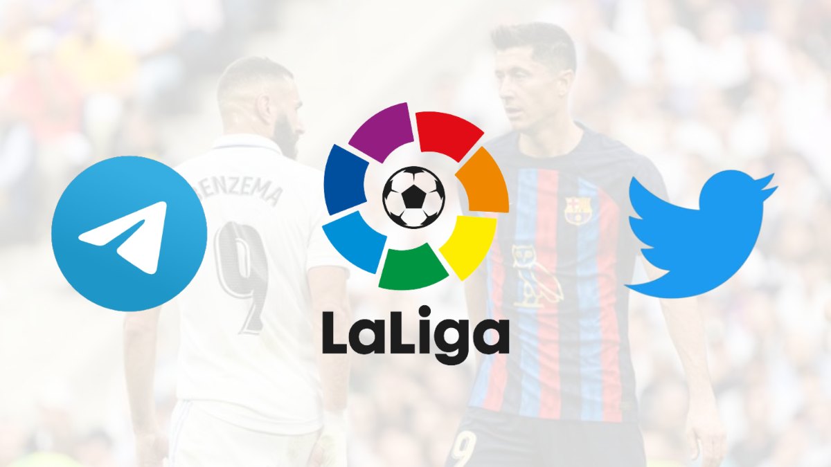 LaLiga launches new corporate channels on Twitter and Telegram