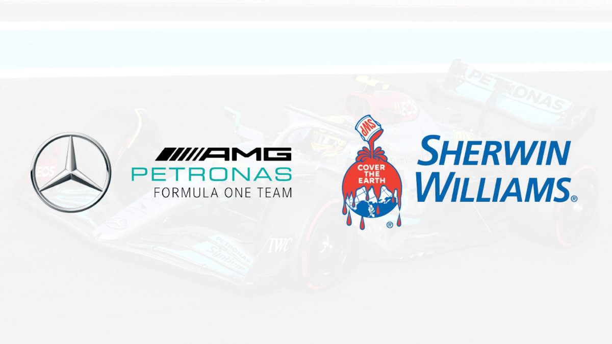 Mercedes F1 team commences partnership with Sherwin-Williams