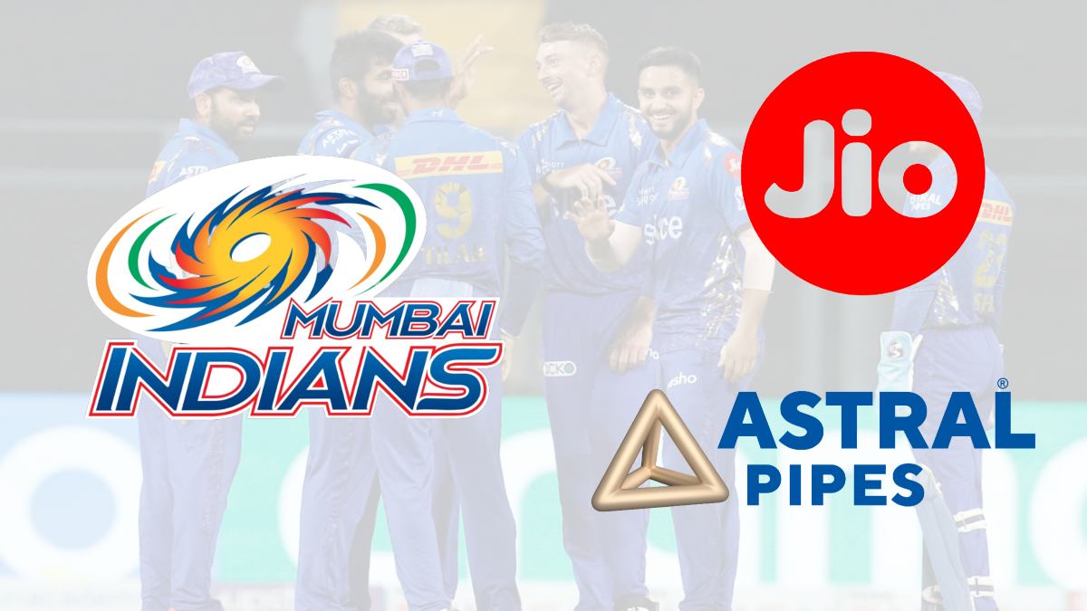 Mumbai Indians strike sponsorship deals with Jio and Astral Pipes