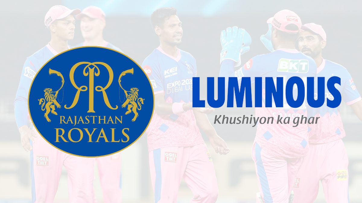 Rajasthan Royals name Luminous Power Technologies as title sponsor