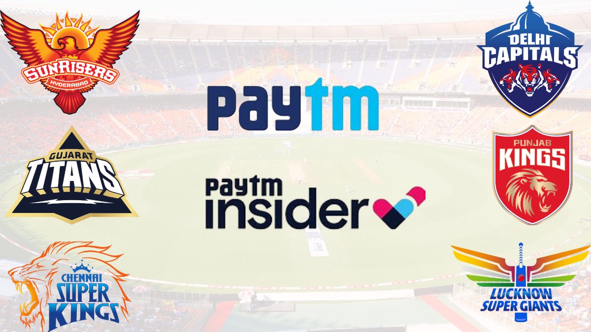 Six IPL teams collaborate with Paytm and Paytm Insider for season 16