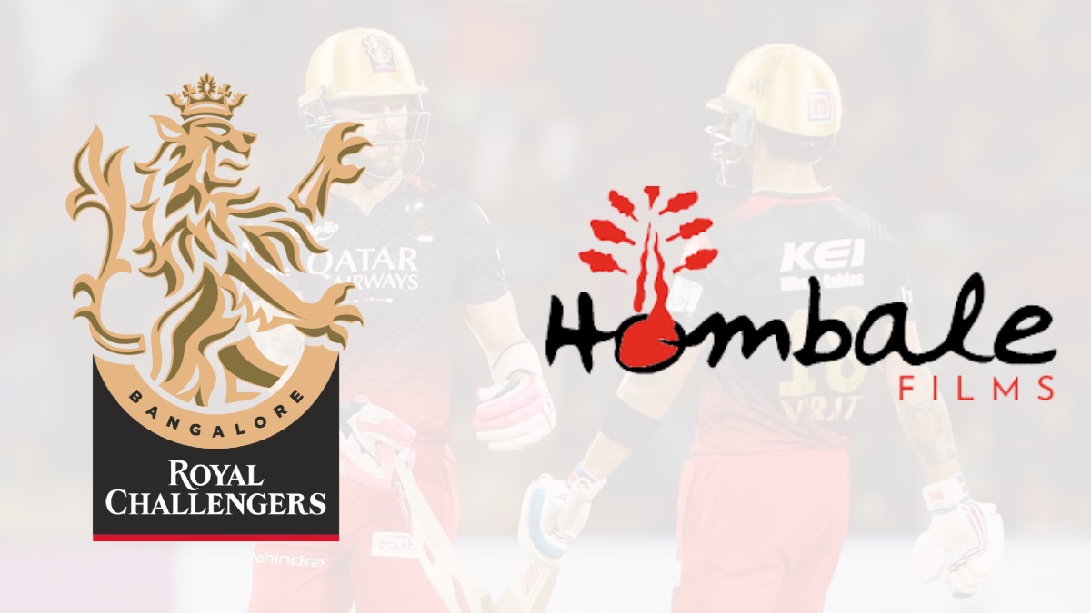 Royal Challengers Bangalore prolong partnership with Hombale Films