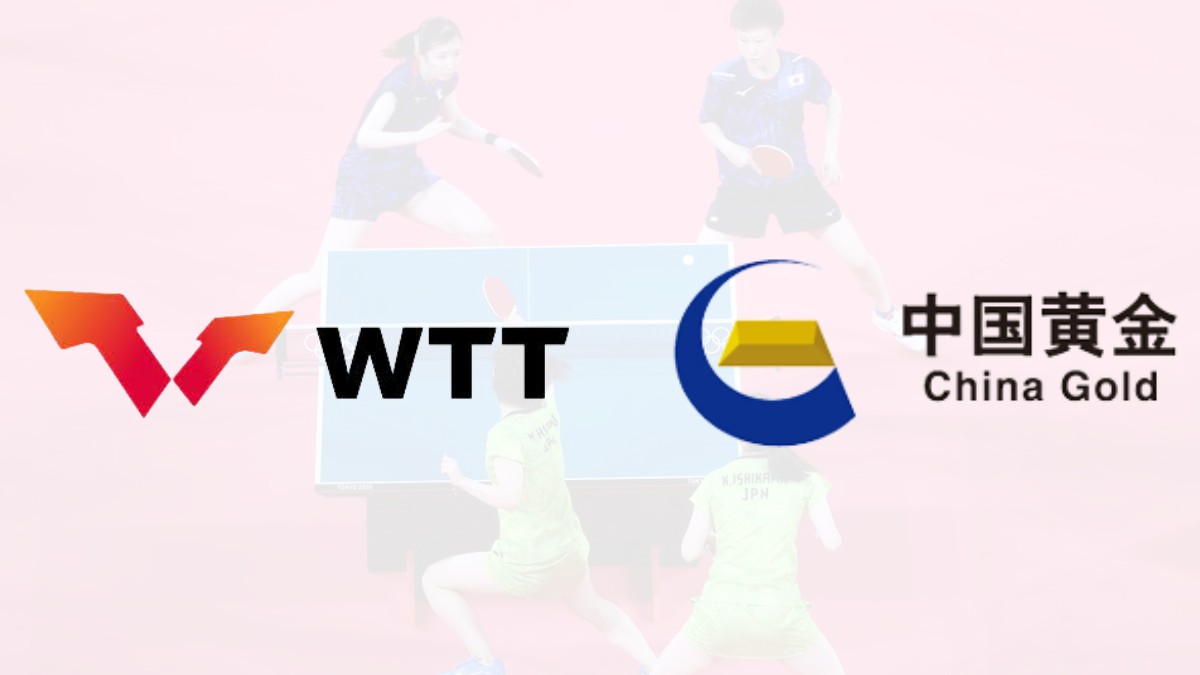 World Table Tennis announces partnership extension with China Gold