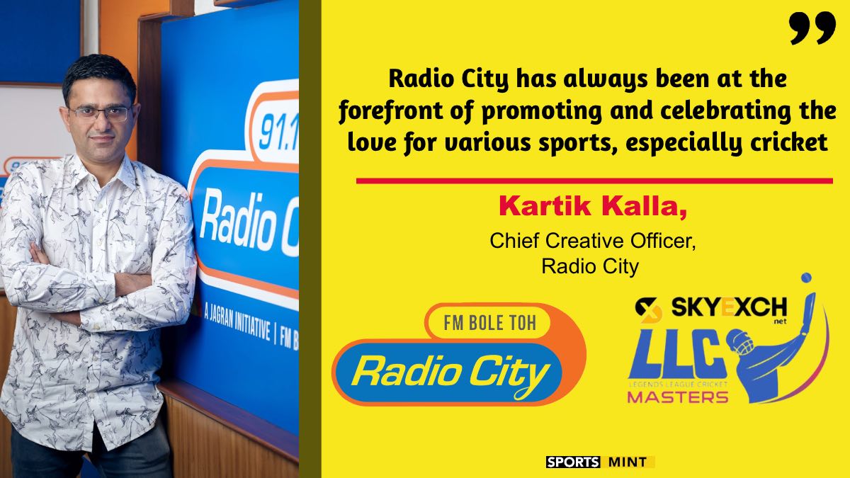 Exclusive: Radio City has always been at the forefront of promoting and celebrating the love for various sports, especially cricket - Kartik Kalla, Chief Creative Officer, Radio City
