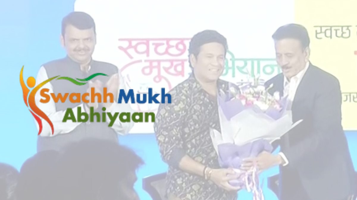 Maharashtra Government appoints Sachin Tendulkar as 'Smile Ambassador' for Swachh Mukh Abhiyan