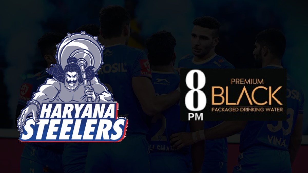 Haryana Steelers secure collaboration with 8PM Premium Black Packaged Drinking Water
