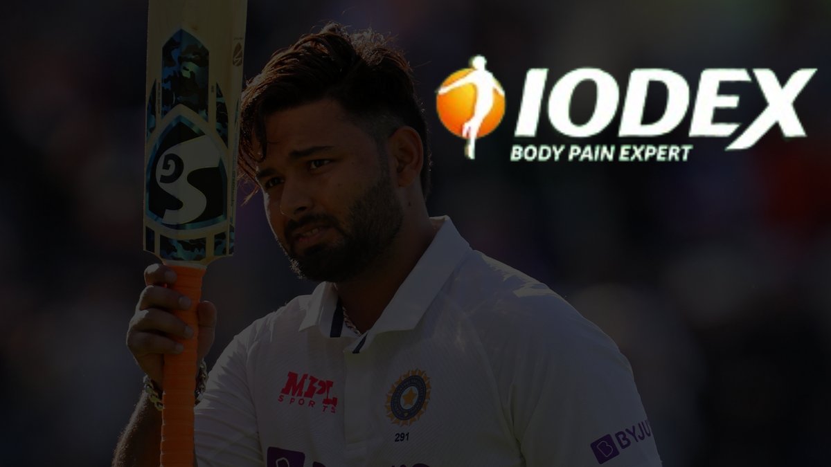 Iodex partners up with Rishabh Pant for its new product