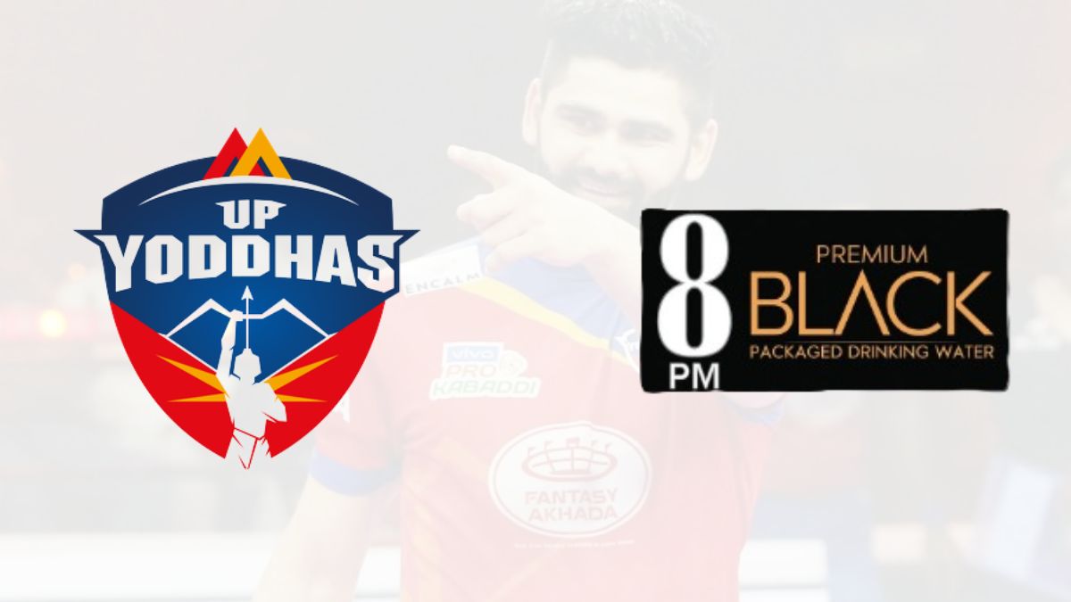 PKL 2023-24: UP Yoddhas onboard 8PM Premium Black Packaged Drinking Water to their commercial roster