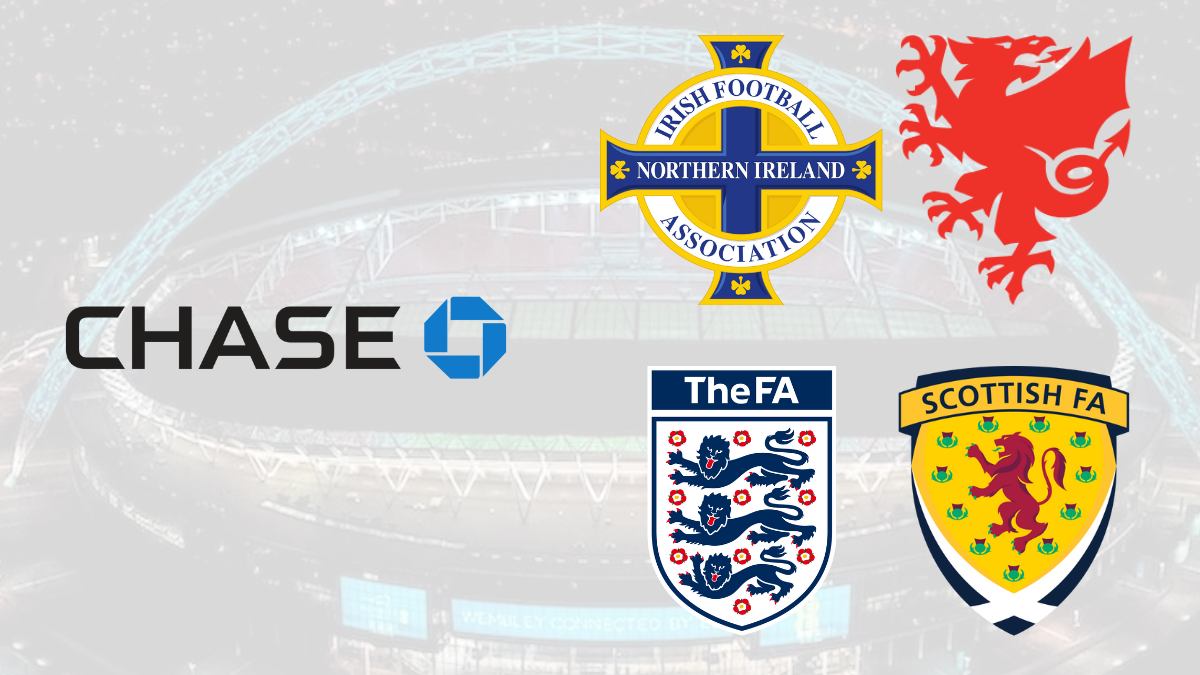 Chase secures multi-year partnership with four football governing bodies