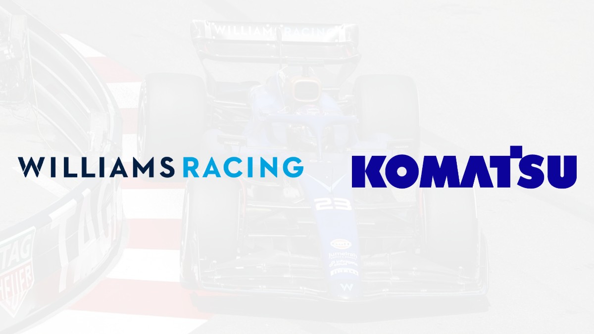 Williams Racing reunites with Komatsu in multi-year arrangement