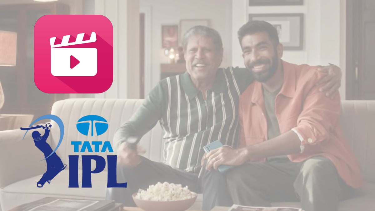JioCinema reveals ad campaign 'TV Dekho Toh Aise' featuring Kapil Dev and Jasprit Bumrah