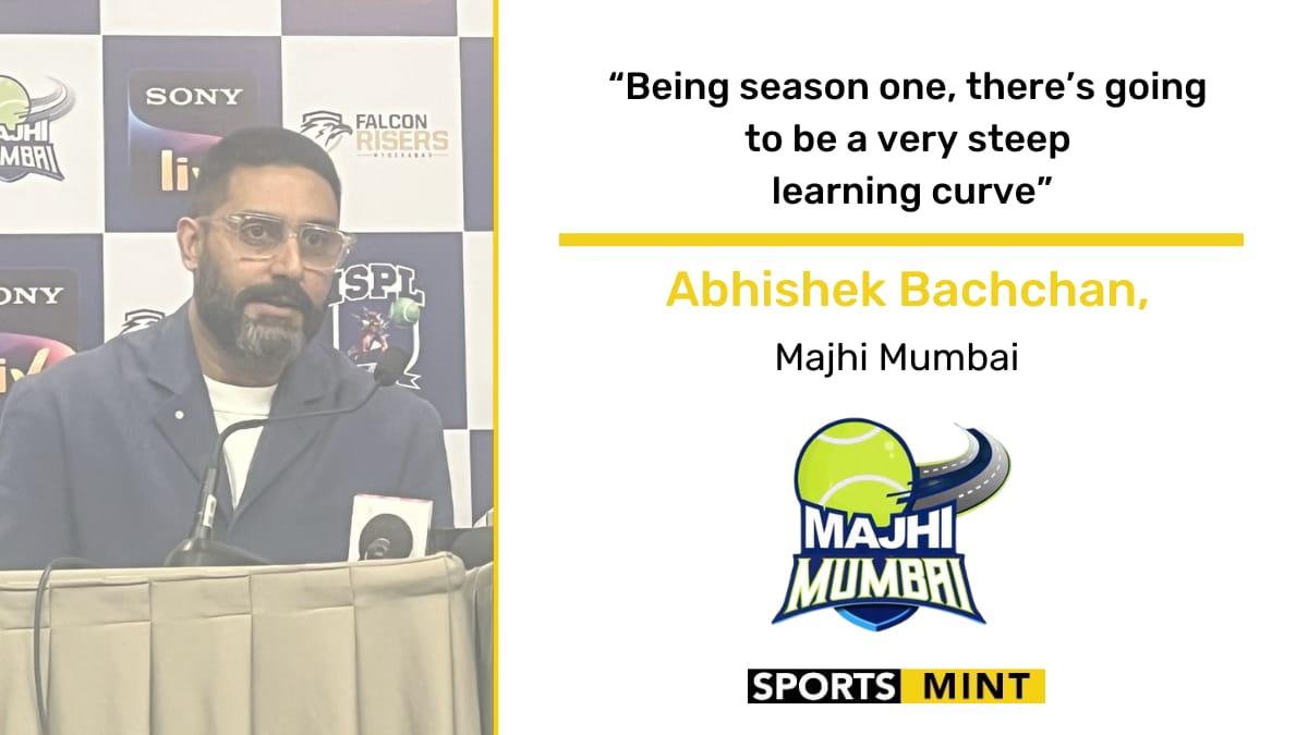 Being season one, there’s going to be a very steep learning curve – Abhishek Bachchan, Majhi Mumbai