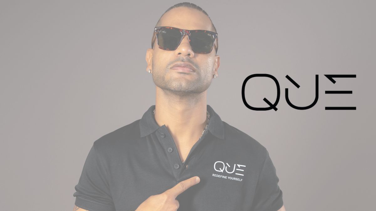 QUE announces Shikhar Dhawan as investor, partner and brand ambassador